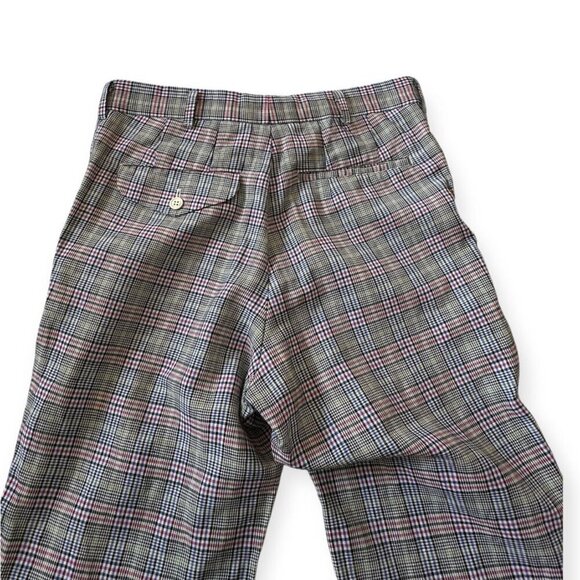 Comme des Garçons Homme Plus SS22 Plaid Pants - Wool Linen Glen Check Size M - Picture 7 of 14